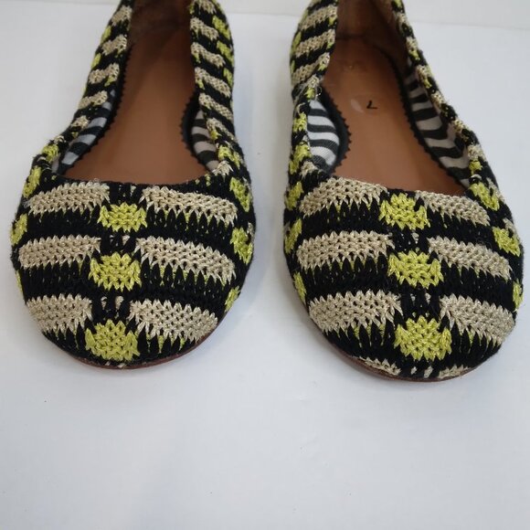 M Missoni Multicolor Knit Slip On Flats Size 37 - Picture 4 of 14